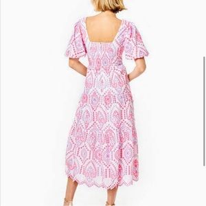 Lilly Pulitzer - Katalina Eyelet Midi Dress - NWT
